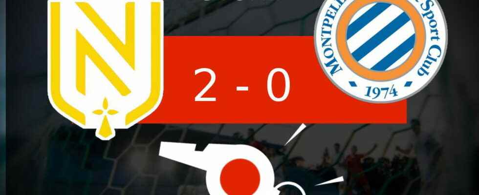 Nantes Montpellier FC Nantes dominates its opponent 2 0 the