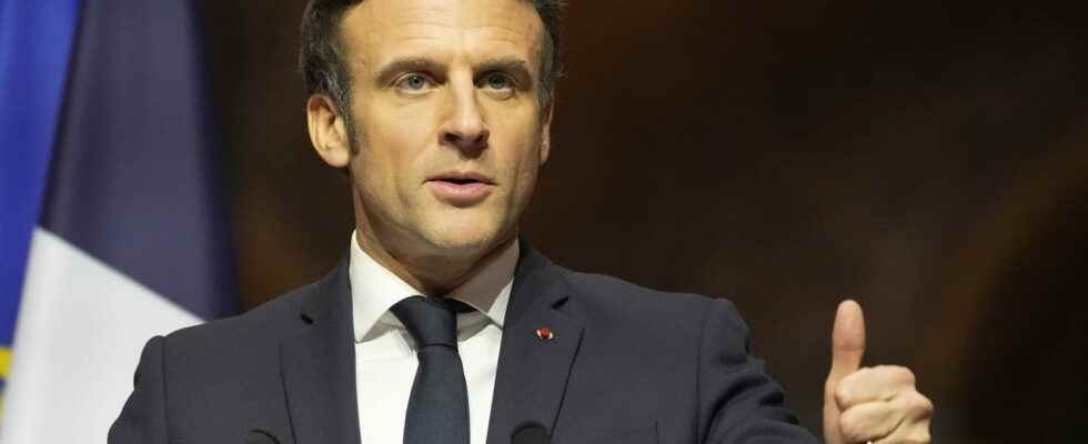 RSA conditional on a minimum of activity if Emmanuel Macron