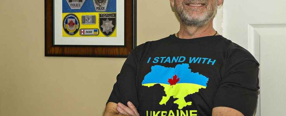 T shirt sales to help Ukrainians who helped officer during police