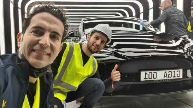 Tesla Turkey executives attended the opening of the new Germany