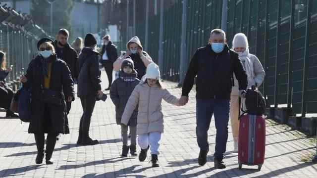 They are leaving The number of refugees fleeing from Ukraine