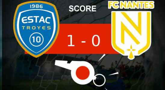 Troyes Nantes ESTAC Troyes wins the summary of the