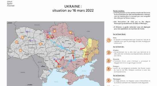 UKRAINE MAP Situation maps day 22