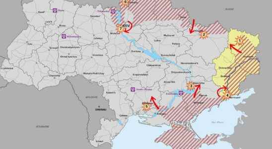 UKRAINE MAP Updated location maps March 7 2022