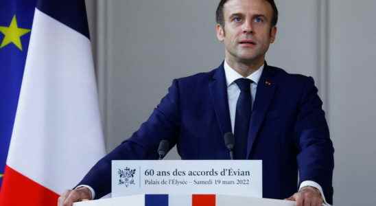 a commemoration at the Elysee with witnesses of the Algerian