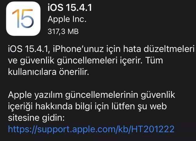 iOS 15.4.1