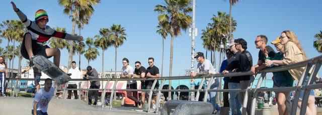 Venice beach in California opened