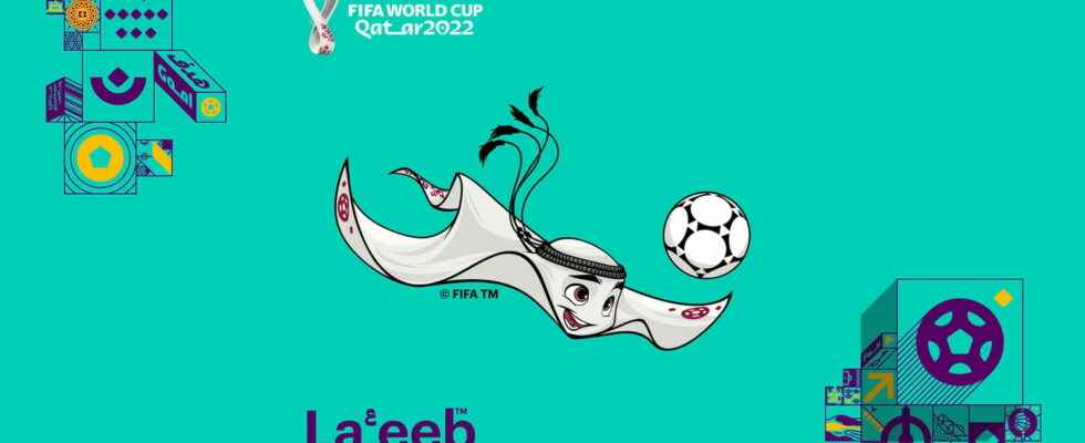 2022 World Cup mascot Laeeb a questioning mascot