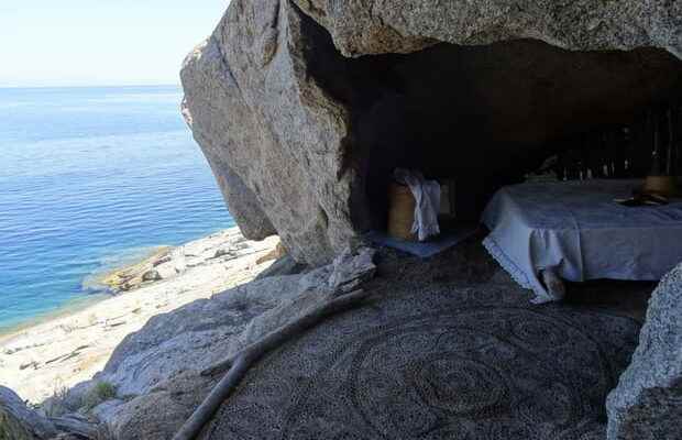 A cave in Corsica