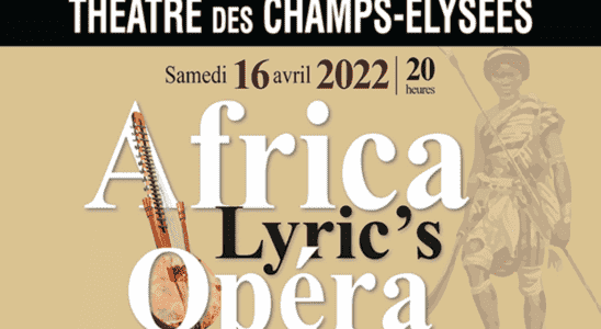 At the Theatre des Champs Elysees the voice of Africa