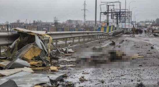 Blood curdling images from the Ukrainian city of Bucha Back to back reactions