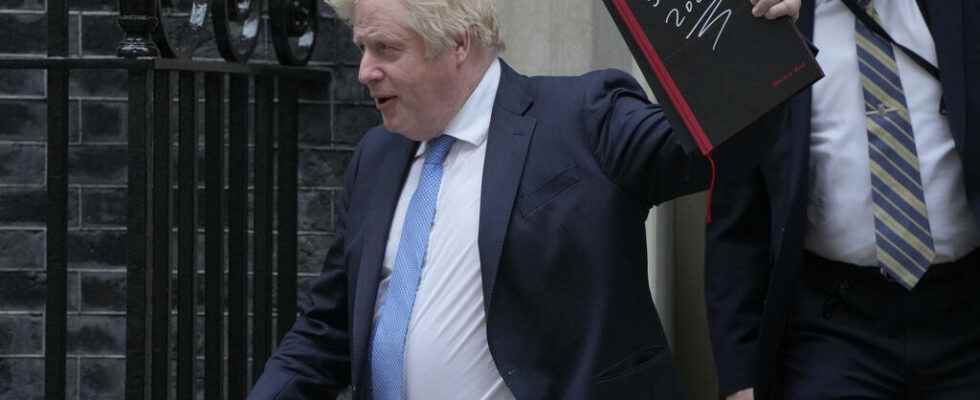 Boris Johnson renews his apology to the British Parliament