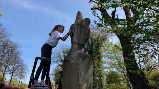 Eighth graders scrub monument for May 4 Why do grown ups