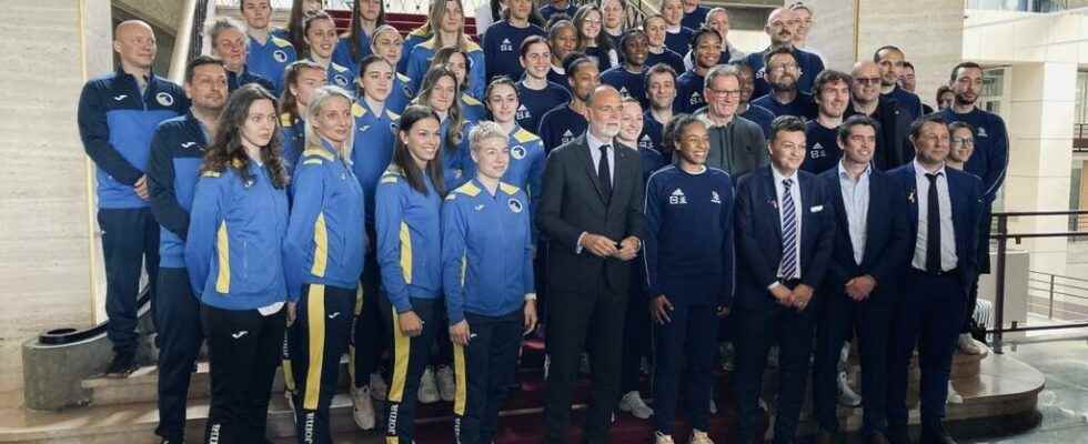 Handball France Ukraine playing despite everything