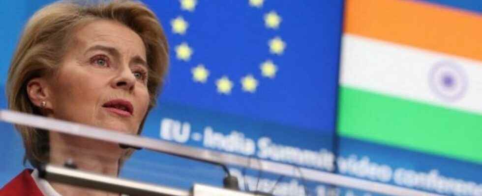 In New Delhi Ursula von der Leyen wants to distance