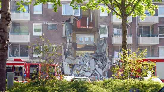 Injured after gas explosions in Bilthoven facade of flat collapsed