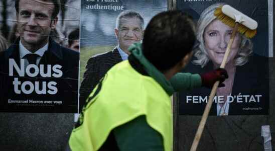 Macron down Le Pen and Melenchon up Zemmour down