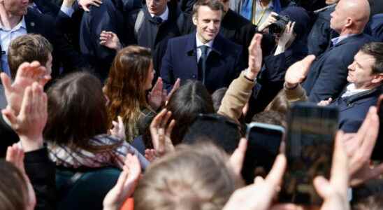 Macron enters the arena