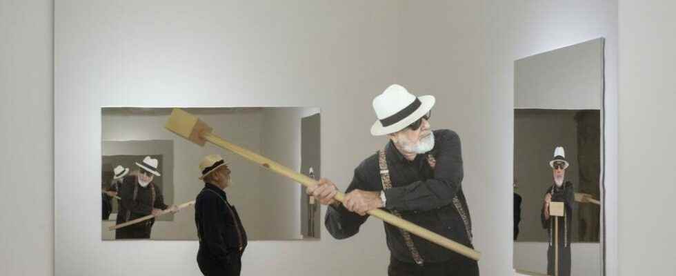 Michelangelo Pistoletto exhibition Messanudo the world laid bare