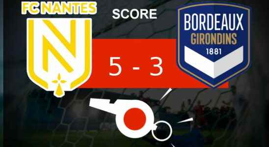 Nantes Bordeaux FC Nantes wins the summary of the