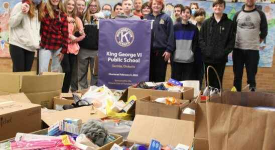 New Builders Club raises thousands of items for Sarnia food