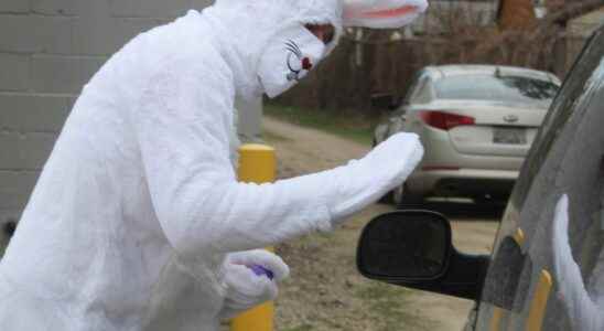 Petrolia Lions Club family Easter drive thru event Friday draws a