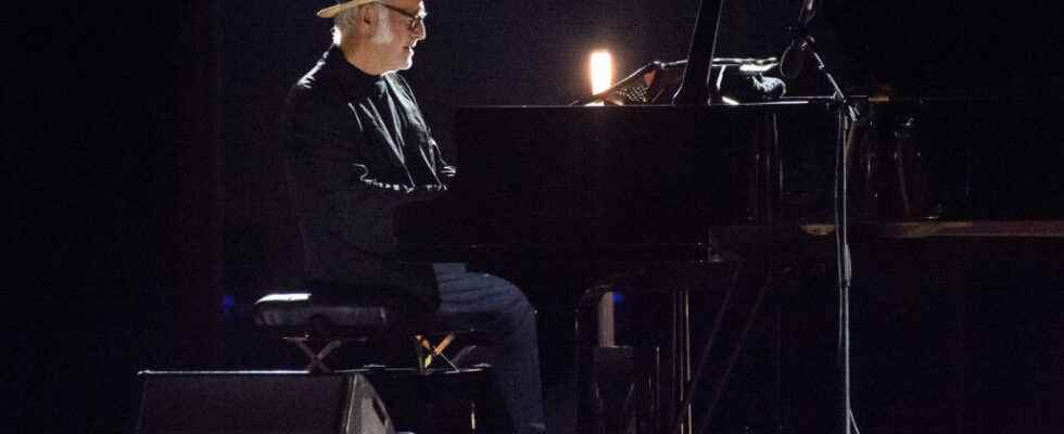 Pianist Ludovico Einaudi in concert at Salle Pleyel