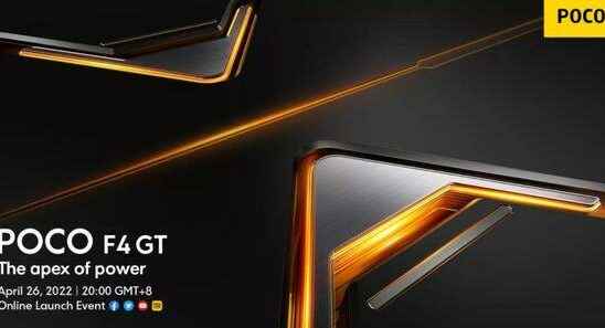 Poco F4 GT will arrive end of this month Official