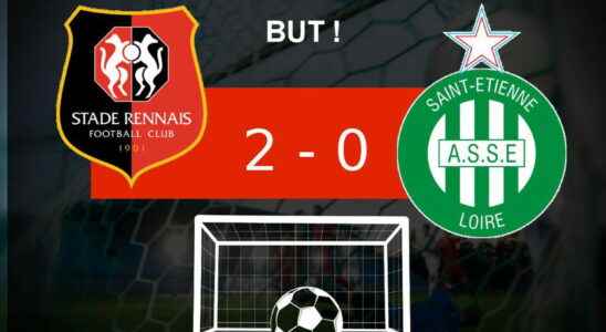 Rennes Saint Etienne Stade Rennais took the break the match