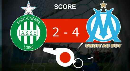 Saint Etienne OM Olympique Marseille win the summary of the