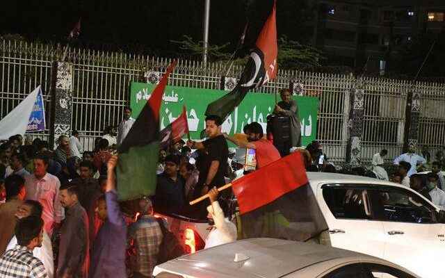 Supporters of ousted Prime Minister Imran Khan take to the