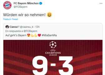 The 9 3 that Bayern predicted lights up Villarreal on Twitter