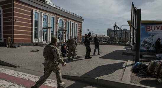 The balance sheet gets heavier in the Kramatorsk train station