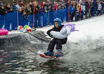 The most fun combination of alpine and water skiing