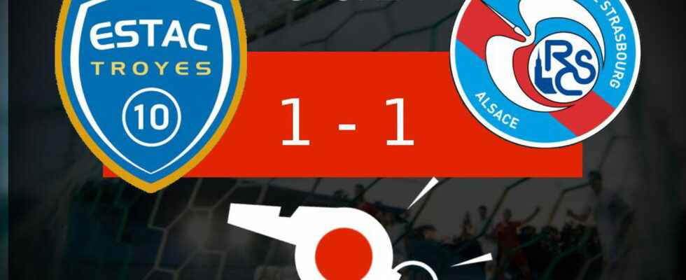 Troyes Strasbourg ESTAC Troyes gets a draw the summary