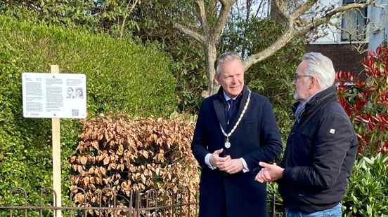 Two memorial signs gone in Baarn Committee 4 and 5