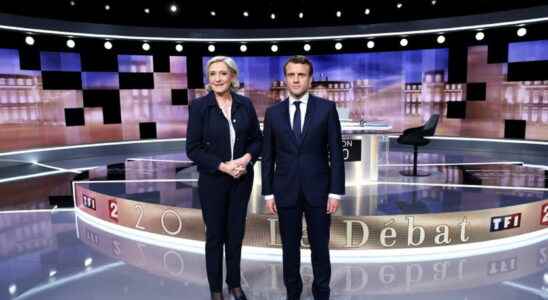 home straight the Macron Le Pen debate in the crosshairs