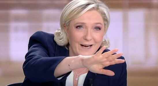 the video of the debate that Marine Le Pen would