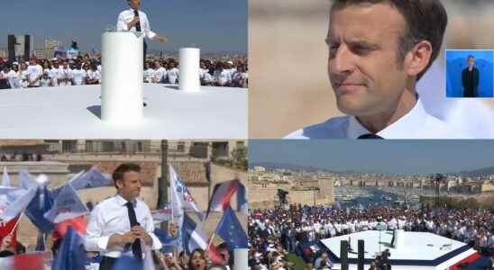 video of his speech and live meeting in Marseille