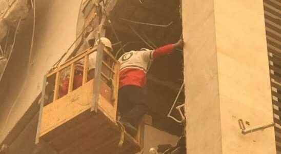 10 storey building collapsed in Iran 10 dead 32 injured