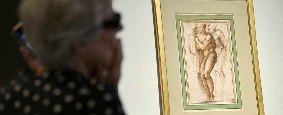 A drawing by Michelangelo sold for a record amount in