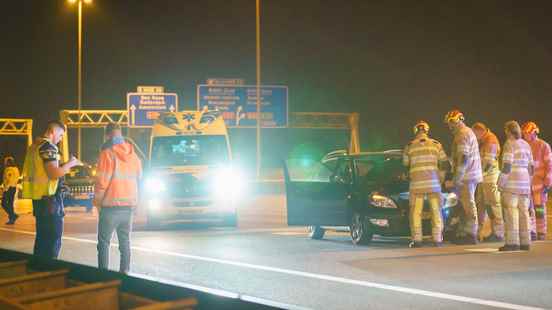 A12 closed due to accident motorist showed strange driving behavior