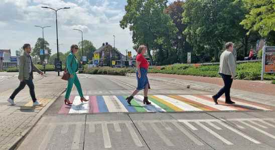 After years of fighting Mijdrecht has a rainbow zebra crossing