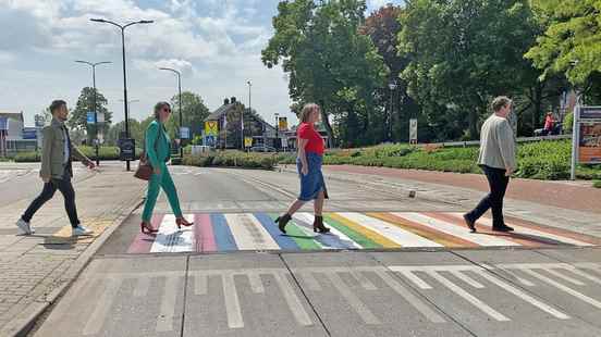 After years of fighting Mijdrecht has a rainbow zebra crossing