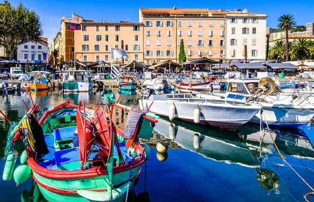 Ajaccio the sunniest city in France