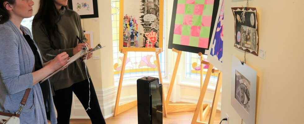 Art exhibitions showcase student imagination ability