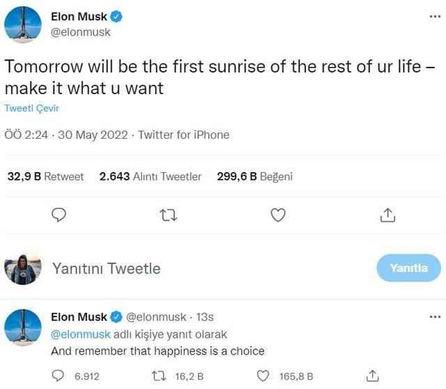 Elon Musk tweets