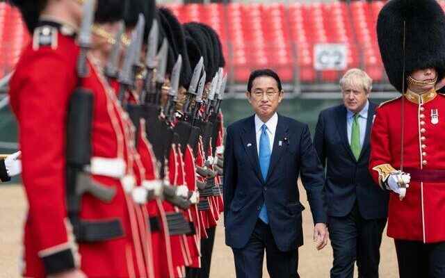 Critical military agreement from England and Japan Became the first