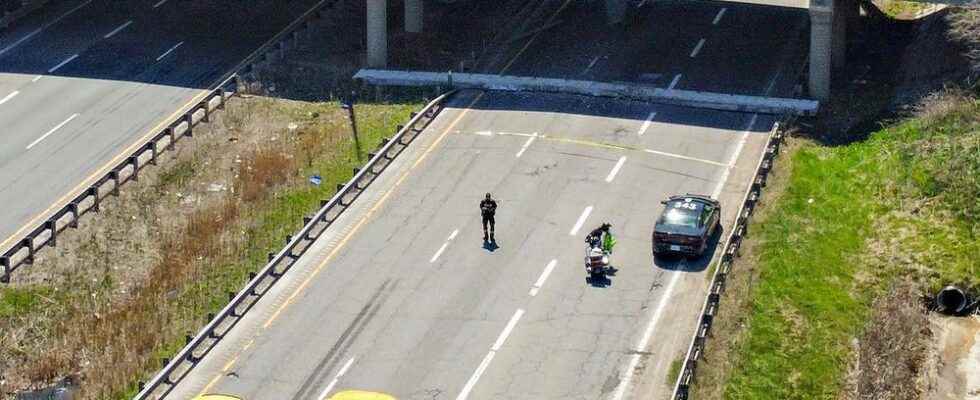 Highway 403 Wayne Gretzky Parkway overpass reopen