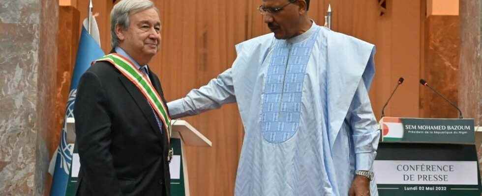 In Niamey Antonio Guterres salutes the democratic life of Niger